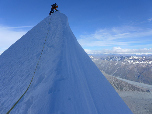 Aoraki - spodní část hřebene 5 Aoraki - spodní část hřebene 5