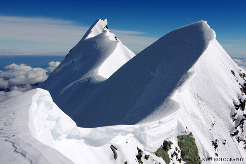 Aoraki - vrcholový hřeben 1 Aoraki - vrcholový hřeben 1