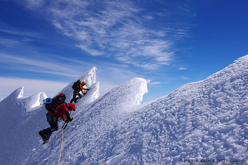 Aoraki - vrcholový hřeben 2 Aoraki - vrcholový hřeben 2