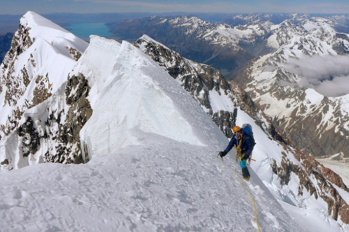Aoraki - vrcholový hřeben 3 Aoraki - vrcholový hřeben 3