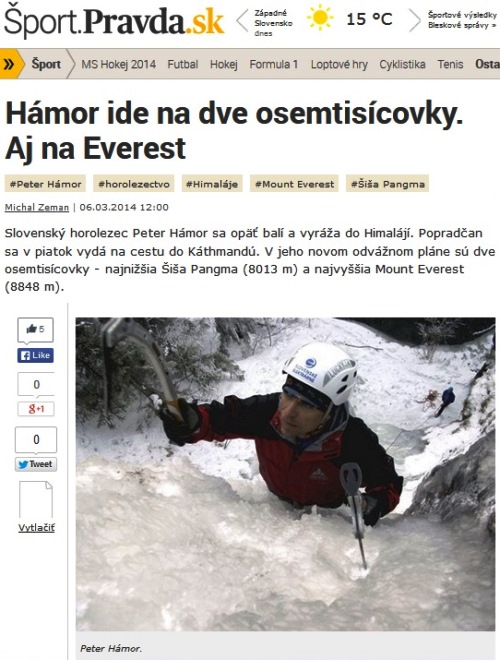 P. Hmor; Pravda.sk