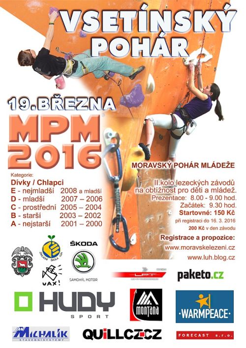 II. kolo MPM 2016 Vsetín plakát II. kolo MPM 2016 Vsetín plakát