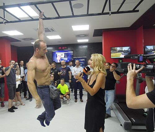 Honza Kare se pokou o rekord ve shybech a pitom dv interview TV Prima
