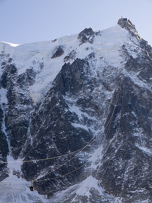 Lanovka na Aiguille du Midi - autor Tryfon Kar (CC)
