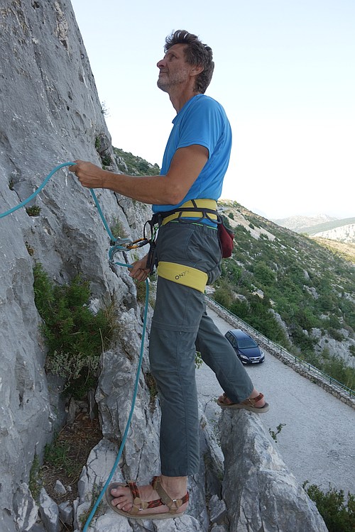 Singing Rock Rama pi lezen sportovek ve Verdonu