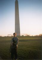 USA - Washington DC - monument, Standa před monumentem USA - Washington DC - monument, Standa před monumentem