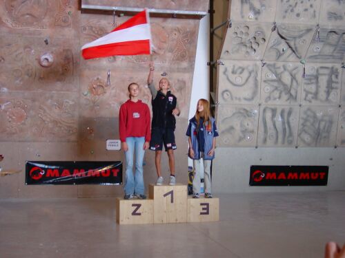 EPJ - Niederwangen 2003 - Silvie Rajfov na stupnch vtz - autor Ji vub