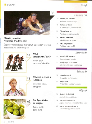 obsah říjnového čísla časopisu obsah říjnového čísla časopisu